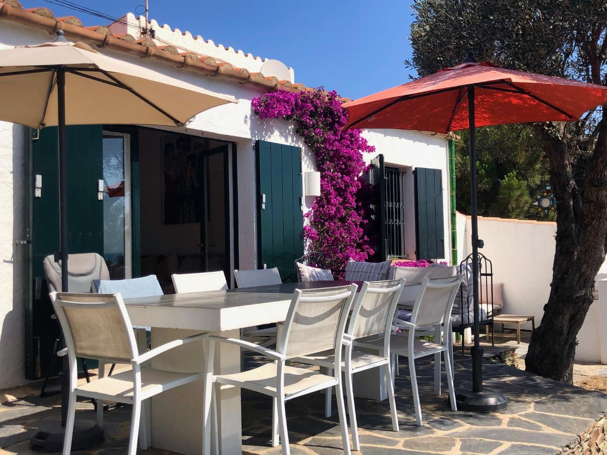 Maison de pêcheur vue mer, grand jardin Cadaqués Exterior foto
